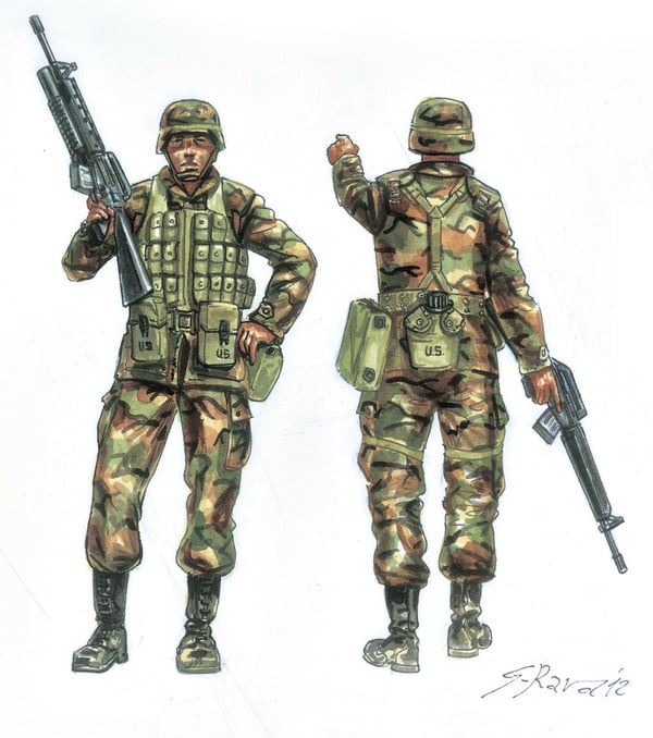 Pikkukuva 3 / 5: Italeri U.S. Infantry 90s