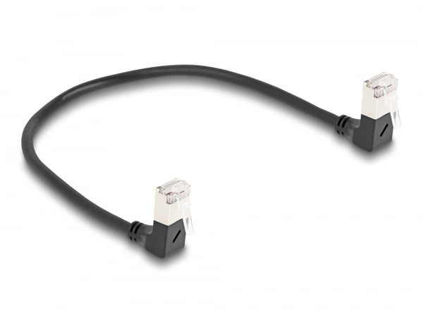 DeLOCK 80297 netværkskabel Sort 0,25 m Cat6a S/FTP (S-STP)