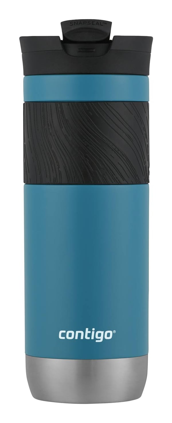 CONTIGO Byron 2.0 SNAPSEAL 470 ml Sort, Blå Rustfrit stål