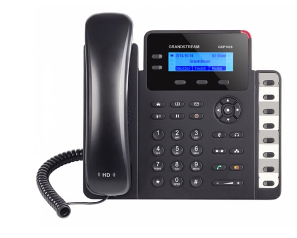 Grandstream Networks GXP1628 telefoner DECT-telefon Svart