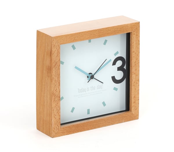 Platinet PZAPR väckarklockor Quartz-väckarklocka Trä