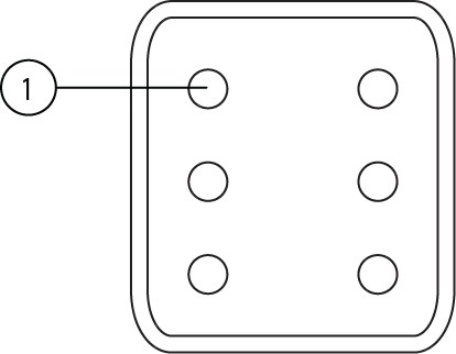 Miniatyrbillede 2 af 3: Amphenol AT06-6S elektrisk ledningsstik