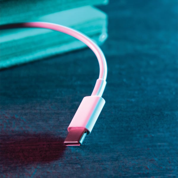 Subsonic SA5634 USB-kabel 3 m USB C Hvid