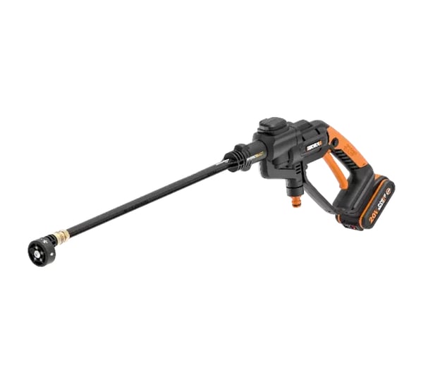 Miniatyrbillede 8 af 9: WORX WG620E højtryksrenser Kompakt Batteri 120 l/t Sort, Orange