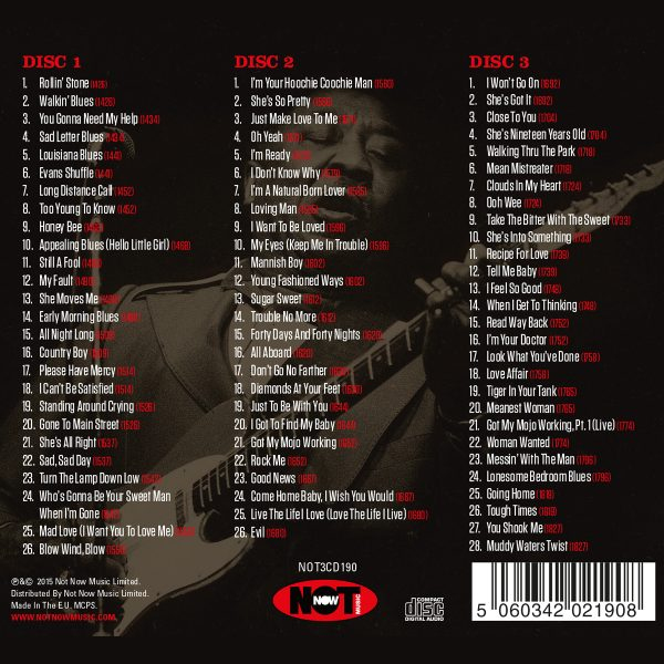 Not Now Music NOT3CD190 musiikin & äänen tallennus CD Blues Muddy Waters