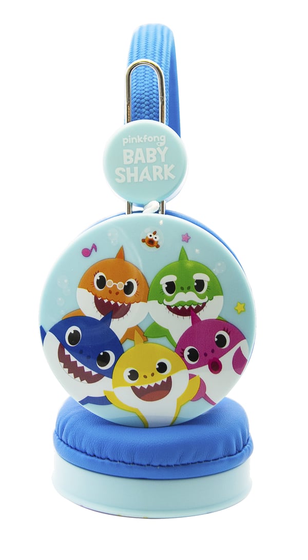 OTL Technologies Baby Shark Hovedtelefoner Ledningsført Headset Musik Blå OTL Technologies Baby Shark Hovedtelefoner Ledningsført Headset Musik Blå