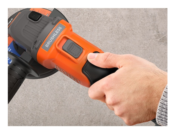 Black & Decker BCG6L8F1S-QW vinkelsliber 11,5 cm 7600 rpm