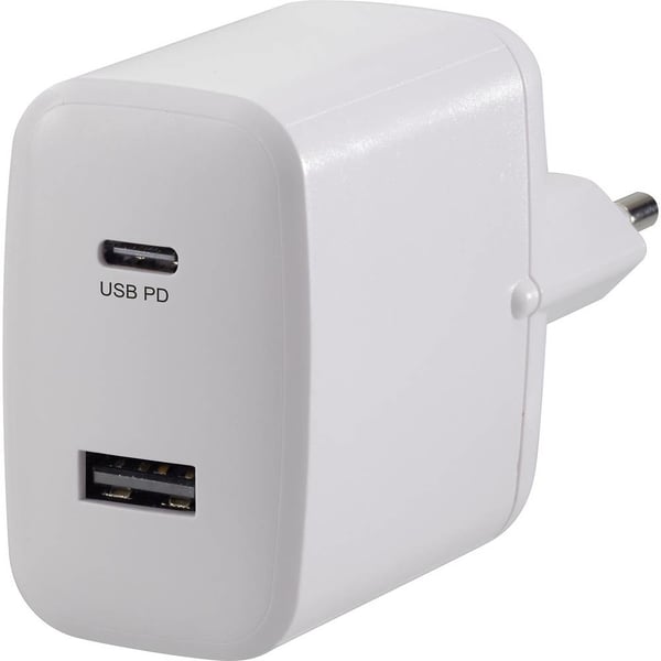 Miniatyrbillede 1 af 4: VOLTCRAFT VC-11501480 oplader til mobil enhed Smartphone, Tablet Hvid Vekselstrøm Indendørs