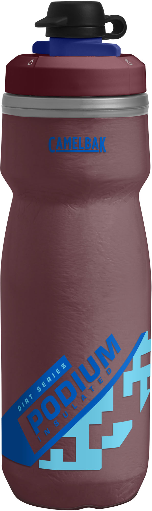 CamelBak Podium Dirt Chill Cykel, Sport 620 ml Polypropylen (PP) Blå, Bourgogne