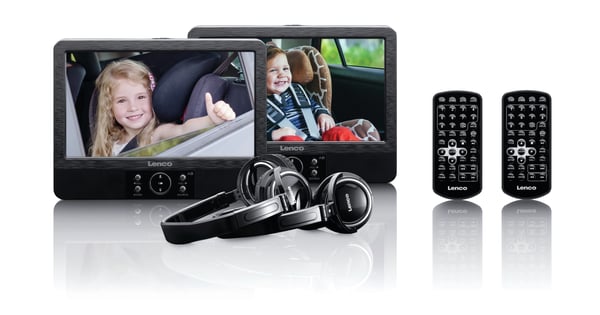 Miniatyrbillede 2 af 3: Lenco DVP-939 bærbar DVD/Blu-Ray afspiller Bærbar DVD afspiller Bordplade 22,9 cm (9") 800 x 480 pixel Sort