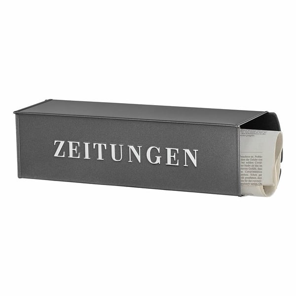 Miniatyrbillede 4 af 6: BURG-WÄCHTER 808 E postkasse Grå Vægmonteret postkasse Stål