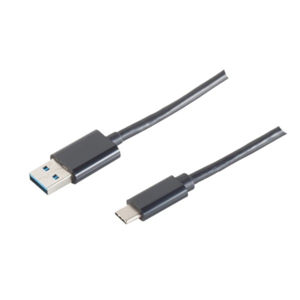 S/CONN maximum connectivity 14-10006 USB-kabel USB 3.2 Gen 1 (3.1 Gen 1) 1 m USB A USB C Sort