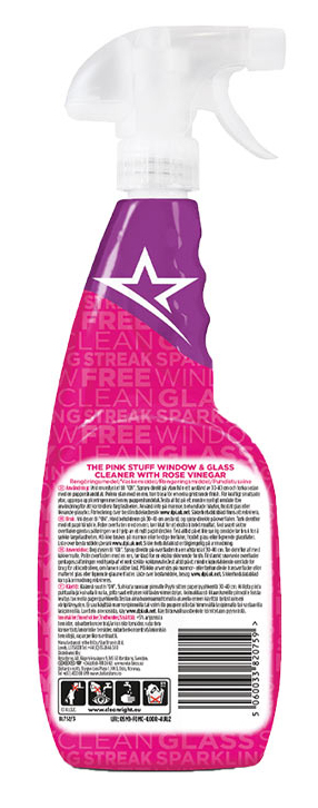 The Pink Stuff 5060033820759 glas rengøringsmiddel Sprayflaske 750 ml