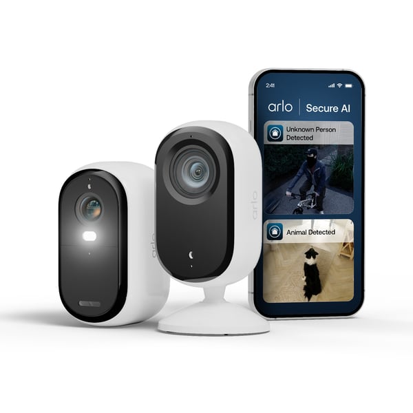 Arlo Essential 3 2K Udendørs & 3 2K Indendørs