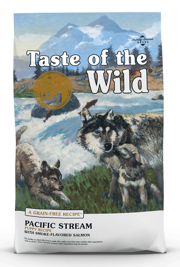 Taste of the Wild Pacific Stream 2 kg Hundehvalp Ært, Laks, Sød kartoffel