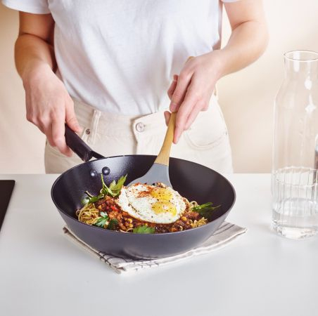 Brabantia 239045 stegepande Wok/Stirfry pande Rund