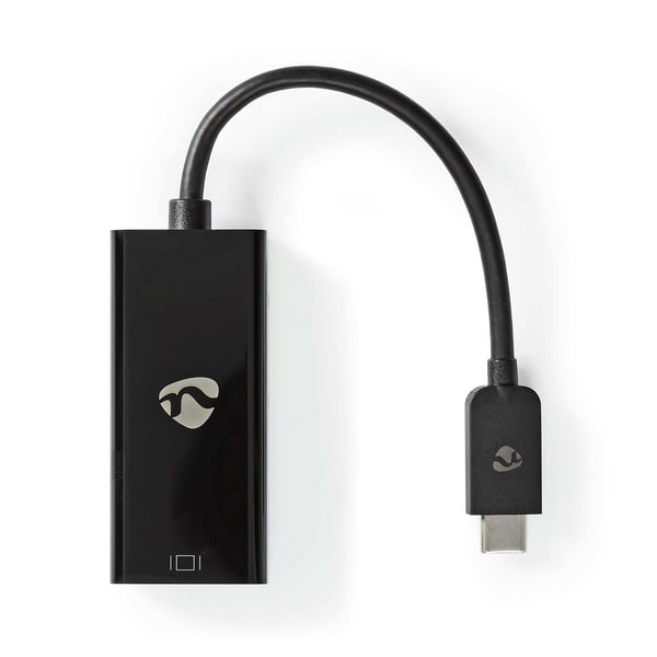 Nedis CCGP64452BK02 videokabeladapter 0,2 m USB Type-C HDMI Svart Nedis CCGP64452BK02 videokabeladapter 0,2 m USB Type-C HDMI Svart