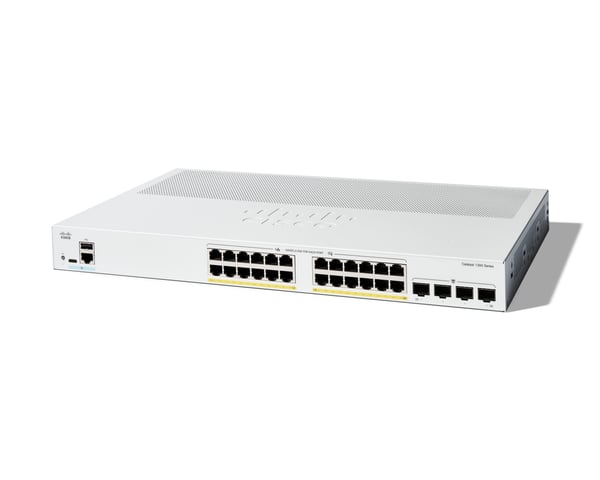 Miniatyrbild 1 av 2: Cisco Catalyst 1300 hanterad L2/L3 Gigabit Ethernet (10/100/1000) Strömförsörjning via Ethernet (PoE) stöd Grå