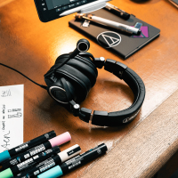 Audio-Technica ATH-M50XSTS hovedtelefoner/headset Ledningsført Spil Sort