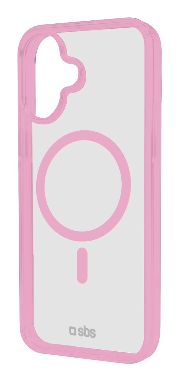 Miniatyrbillede 1 af 3: SBS TEMAGCOLIP1661P mobiltelefon etui 15,5 cm (6.1") Cover Lyserød, Transparent