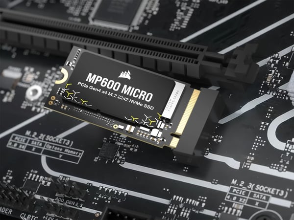 Pikkukuva 3 / 10: Corsair MP600 MICRO 1 TB M.2 PCI Express 4.0 NVMe 3D TLC NAND