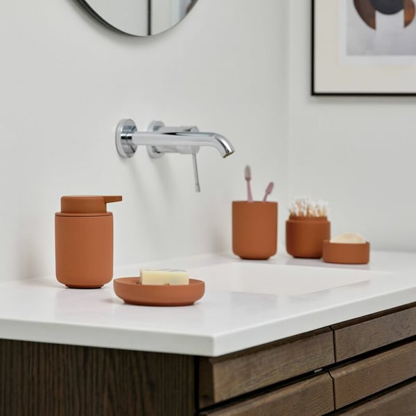 Zone Denmark 31544 tandbørste holder Terrakotta Fritstående tandbørsteholder