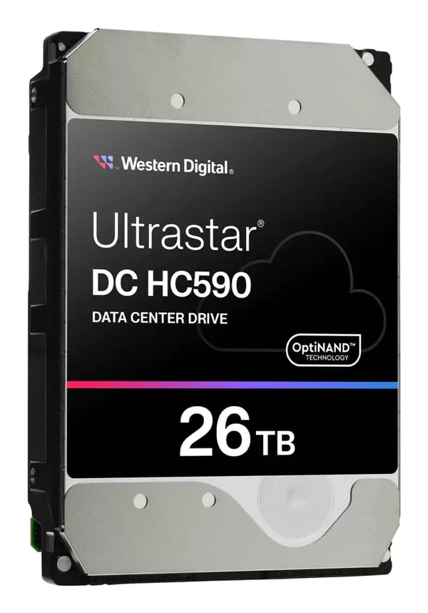 Miniatyrbillede 3 af 3: Western Digital DC HC590 harddisk 26 TB 7200 rpm 3.5" SAS