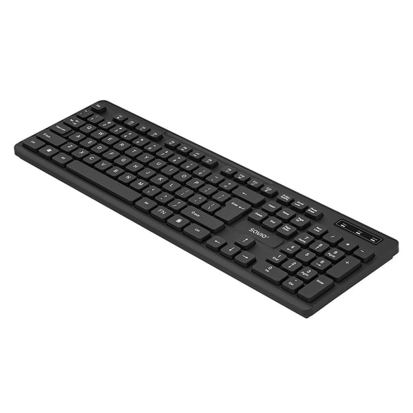 Miniatyrbillede 5 af 12: Savio KB-02 tastatur Hjemme/kontor USB QWERTY Sort