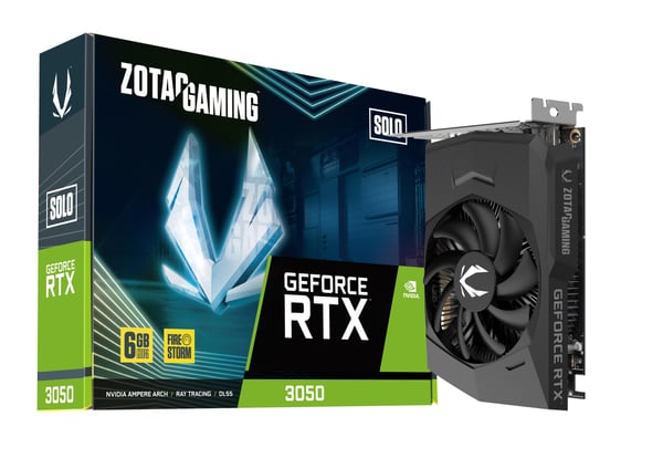 Miniatyrbillede 2 af 8: Zotac GAMING GeForce RTX 3050 Solo NVIDIA 6 GB GDDR6