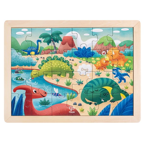 Miniatyrbillede 1 af 6: Hape E1641 puslespil Blok puslespil 26 stk Børn