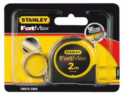 Stanley FMHT0-33856 målebånd 2 m Acrylonitrilbutadienstyren Sort, Gul
