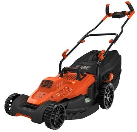 Pikkukuva 1 / 6: Black & Decker BEMW481BH ruohonleikkuri Työnnettävä ruohonleikkuri AC Musta, Oranssi