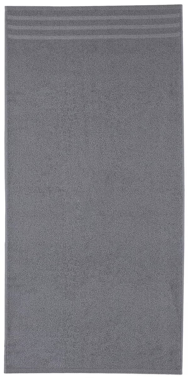 Miniatyrbillede 1 af 3: Kleine Wolke 3003912226 badehåndklæde 70 x 140 cm Bomuld Grå 1 stk