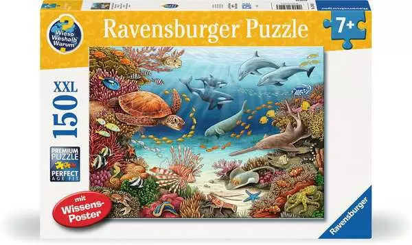 Miniatyrbillede 1 af 2: Ravensburger 13411 puslespil 150 stk Dyr