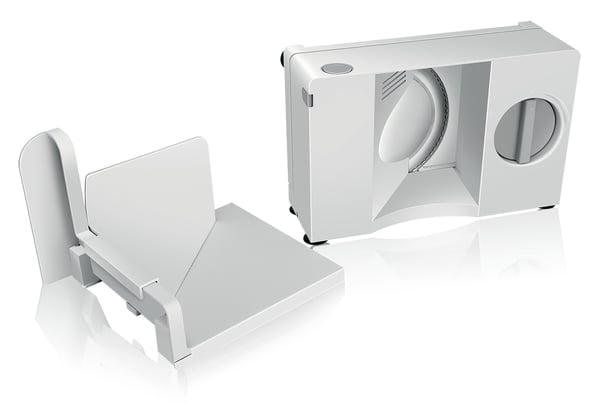 Miniatyrbillede 2 af 4: RGV SMARTY 170 skæremaskine Elektrisk 120 W Hvid Syntetisk ABS