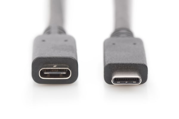 Miniatyrbillede 9 af 9: Digitus AK-300210-015-S USB-kabel USB 2.0 1,5 m USB C 0,48 Gbit/sek. Sort