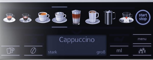 Miniatyrbillede 3 af 6: Siemens EQ.6 plus Fuld-auto Espressomaskine 1,7 L