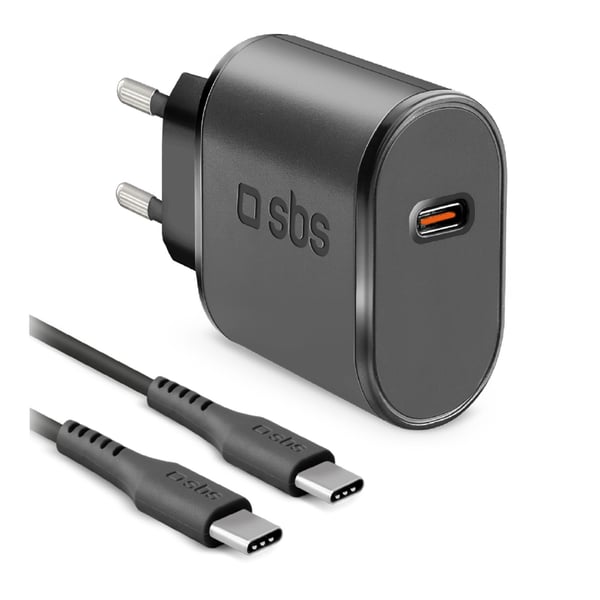 SBS TEKITTRTC15W mobiililaitteen laturi Universaali Musta AC Pikalataus Sisätila SBS TEKITTRTC15W mobiililaitteen laturi Universaali Musta AC Pikalataus Sisätila