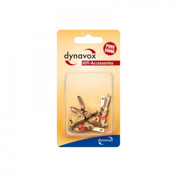 Dynavox 205096 kabelsamler Banana Sort, Guld, Rød