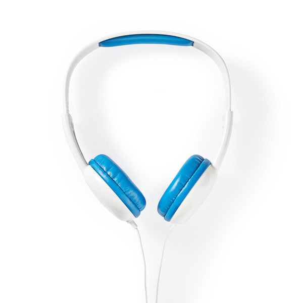 Miniatyrbild 4 av 14: Nedis HPWD4200BU hörlur och headset Hörlurar Kabel Huvudband Musik Blå, Vit