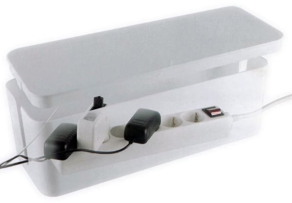 VALUE 19.99.3237 kabelorganisator Kabelboks Hvid 1 stk