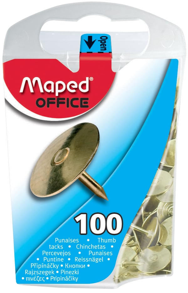 Maped 311011 fast beslag Guld 100 stk