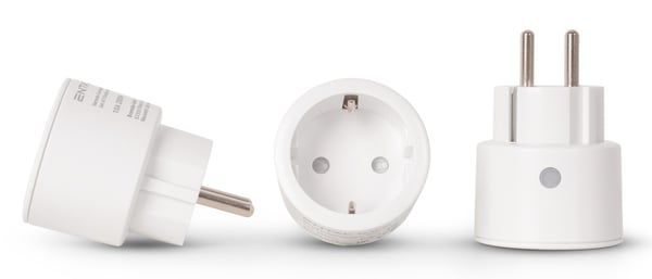 Miniatyrbillede 2 af 6: Entac ES-3S-RC strømstik adapter Hvid