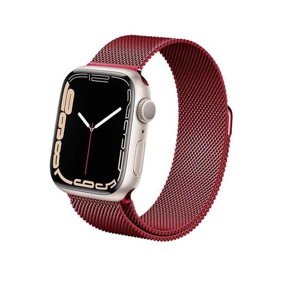 Crong CRG-40MST-RED Smart bærbart (wearable) tilbehør Band Rød Rustfrit stål