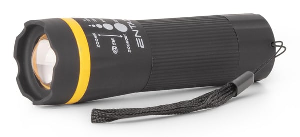 Pikkukuva 1 / 7: Entac EFL-ZOOM-PL taskulamppu Musta Käsikokoinen taskulamppu LED