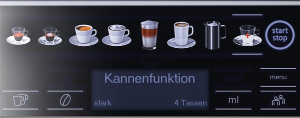 Miniatyrbillede 5 af 6: Siemens EQ.6 plus Fuld-auto Espressomaskine 1,7 L