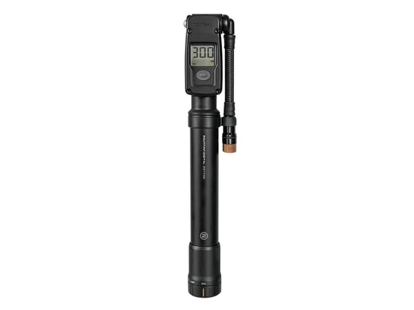 Miniatyrbild 1 av 5: Topeak Mountain 2Stage Digital Svart Handluftpump