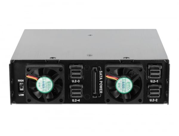 DeLOCK 47235 drive bay-paneler 13,3 cm (5.25") Fack för datalagringsenhet Svart