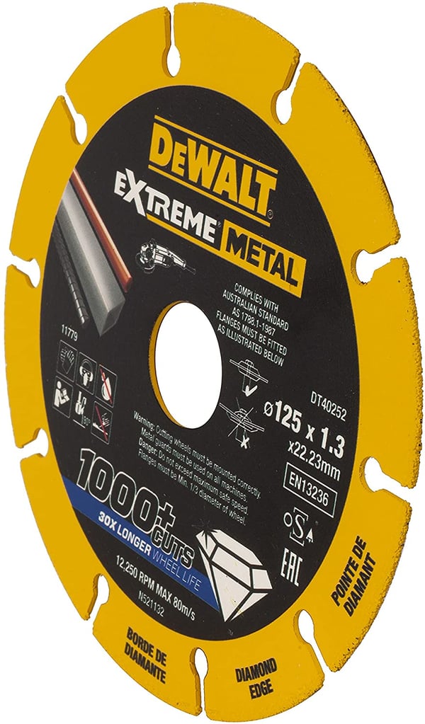 DeWALT DT40252-QZ vinkelslipare tillbehör Klippskiva