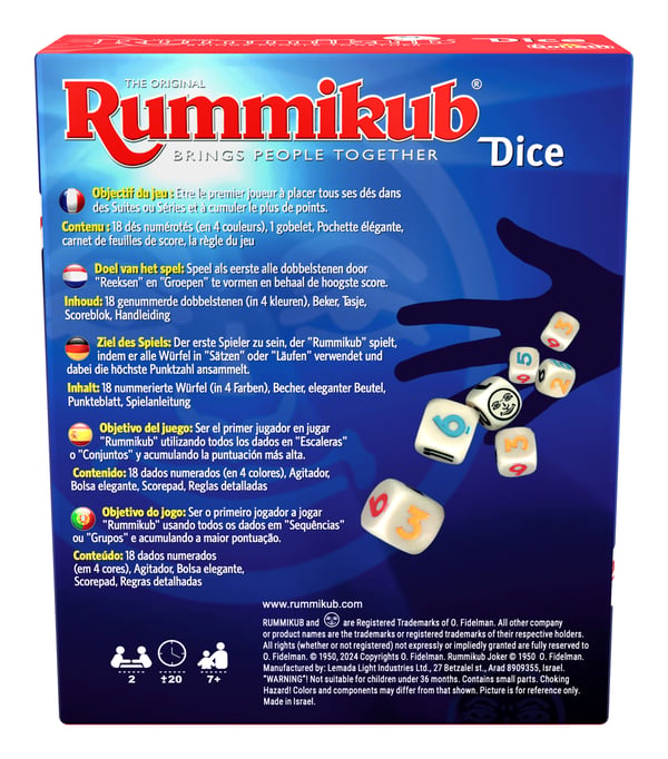 Goliath Rummikub Dice 20 min.
